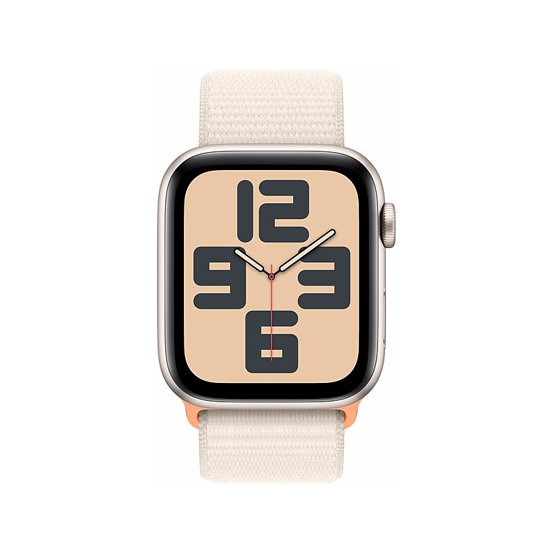 Apple Watch SE (GPS), Starlight, 44mm (MRE63LL/A) image 1