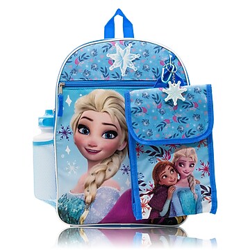Disney Kids 5-Piece Princess Backpack Set, Medium, Pink (DPCF512ZA