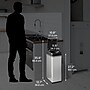 iTouchless Stainless Steel Sensor Trash Can, 13 Gallon, Silver (DZT13)~#|#~A6E08BB9-E5D9-40CC-AAF6E04F1E576CE1_sc7