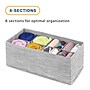 Whitmor 8-Compartment Drawer Organizer, Gray (5455-10947)~#|#~A6E09F57-C8F8-4B7B-8C05D49A3BF9683F_sc7