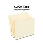 Staples 30% Recycled Reinforced File Folders, 1/3-Cut Tab, Letter Size, Manila, 100/Box (ST56682-CC)~#|#~A6E0E846-EAC6-4931-8B1519244E1F9EBC_sc7