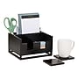 Mind Reader Desktop Organizer with 2 Coasters, 3 Compartments, Black (COASDORG-BLK)~#|#~A6E4CB12-76FA-4866-A113E1EAEDDA8D23_sc7