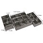 Household Essentials Drawer Organizers, Gray, 3/Pack (750-1)~#|#~A6E57DF5-C060-4D0F-9BA96B8BBAB3832A_sc7