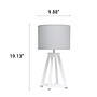Creekwood Home 19" LED Table Lamp, White/Gray (CWT-1001-WG)~#|#~A6E722F8-FD8A-484B-A534F1614B4EA0F9_sc7
