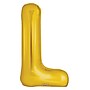 Party City (Air-Filled) 16" "L" Foil Balloon, Gold, 2/Pack (AM60050225-19)~#|#~A6E8F047-CD66-4F49-922DDA5821D7C1DE_sc7
