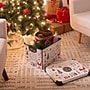 Simplify Happy Christmas Design Storage Tote Bin with Lid, Plastic, Multicolored (9080-40)~#|#~A6EA8638-858E-4B4F-9594A4264ED4E720_sc7