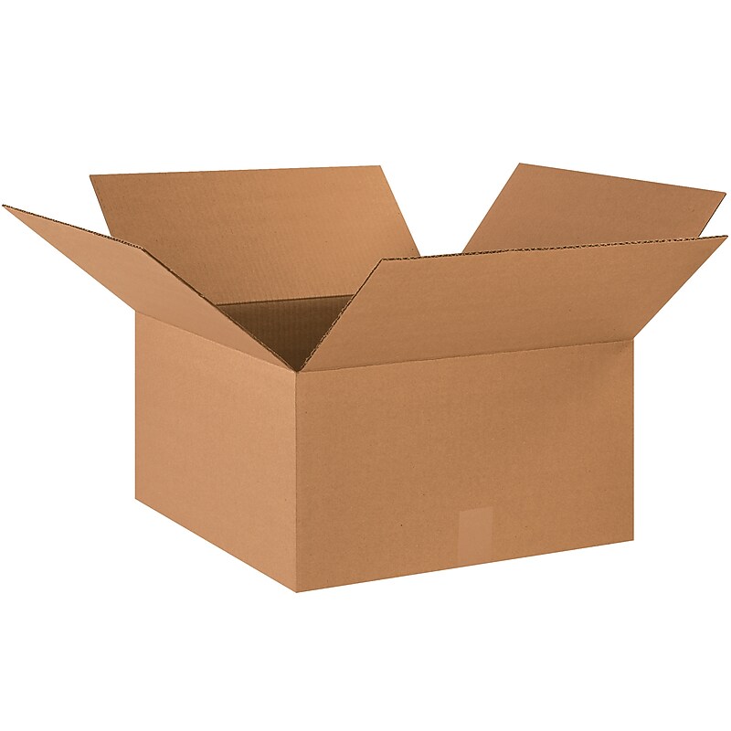 18" x 18" x 10" Shipping Boxes, 32 ECT, 20/Bundle (181810) image 1