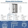 Uncaged Ergonomics Modular Acoustic Office Pod with Ventilation, Lighting and Power, Working, White (POD-W-White)~#|#~A6EE583F-E82E-407D-811AF1AEA32E458F_sc7