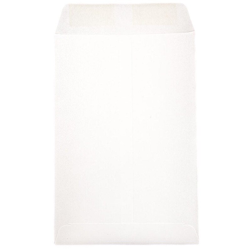 JAM Paper Catalog Envelope 6" x 9", White, 100/Pack (1623192d) image 1