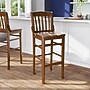 Flash Furniture HERCULES Series Traditional Wood School House Back Restaurant Barstool, Walnut Wood (XUDGW0006BARWAL)~#|#~A6F59A44-4610-42D5-842BD005750A3F32_sc7