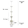 Lalia Home 1-Light 9.25" Farmhouse Hanging Cylindrical Clear Glass LED Pendant Fixture, Antique Brass (LHP-3002-AB)~#|#~A6F5D923-87A7-4918-B5B59CC7A54EE25B_sc7