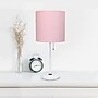 Simple Designs 19.5" LED Table Lamp, White/Light Pink Shade (LT2024-POW-CCLB)~#|#~A6F8B46F-0922-4C89-97F924A26BB26109_sc7