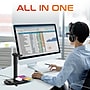 Delton M101 Wireless Noise Canceling Bluetooth Stereo Computer Headset and Stand, Black (DHSWC1101XD)~#|#~A6FB3280-4B53-4638-9589797CEFDD6974_sc7