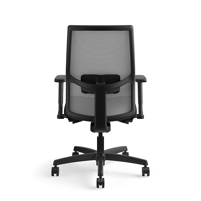 HON Ignition 2.0 Mesh Back Fabric Task Chair, Black/Fog