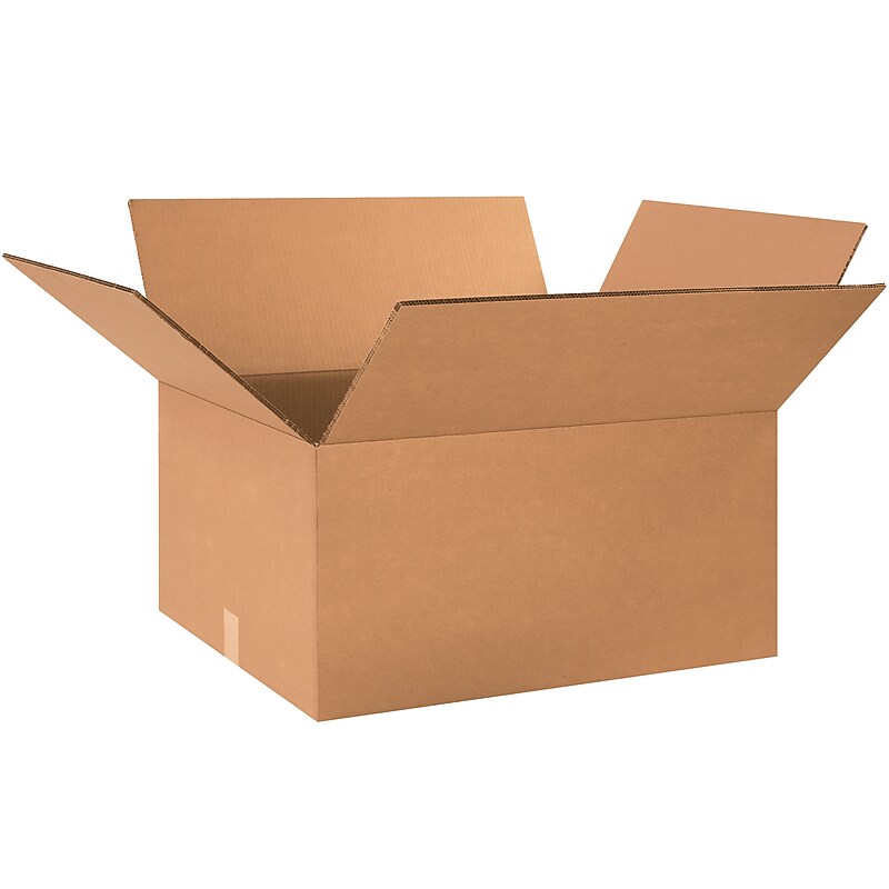 24" x 20" x 12" Shipping Boxes, 48 ECT, 10/Bundle (HD242012DW) image 1