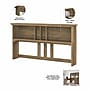 Bush Furniture Salinas 60"W L Shaped Desk with Hutch, Lateral File Cabinet and 5 Shelf Bookcase, Reclaimed Pine (SAL007RCP)~#|#~A7003483-FF75-4487-9BE3CFED93ABDDEE_sc7