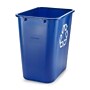 Coastwide Professional™ Plastic Indoor Recycling Container Without Lid, Blue Soft Molded Plastic, 7 Gallon (CW56432)~#|#~A701E7D8-98AE-476C-9587A2D582158813_sc7