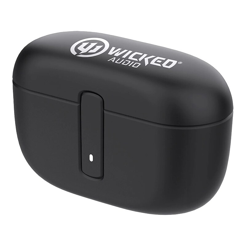 Wicked Audio Mojo 800 Wireless Active Noise Canceling Earbud Headphones, Bluetooth, Black (WI-TW4850) image 1