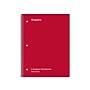 Staples® 3-Subject Subject Notebooks, 8" x 10.5", Wide Ruled, 150 Sheets, Assorted Colors  (14574M)~#|#~A70292AB-2EB7-446D-8B1F253F57FA13A3_sc7