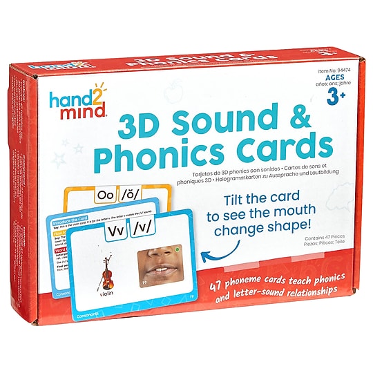 hand2mind 3D Sound and Phonics Flash Cards, 47/Pack (94474)~#|#~A703B957-9C73-4ED8-97BE6B0A0A3ADEF0_sc7