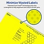 Avery Rectangle Laser/Inkjet Multipurpose Labels, 2.5" x 4", Neon Yellow (240/Box)~#|#~A703C8A1-96A3-4457-A2255CFE2898AC60_sc7