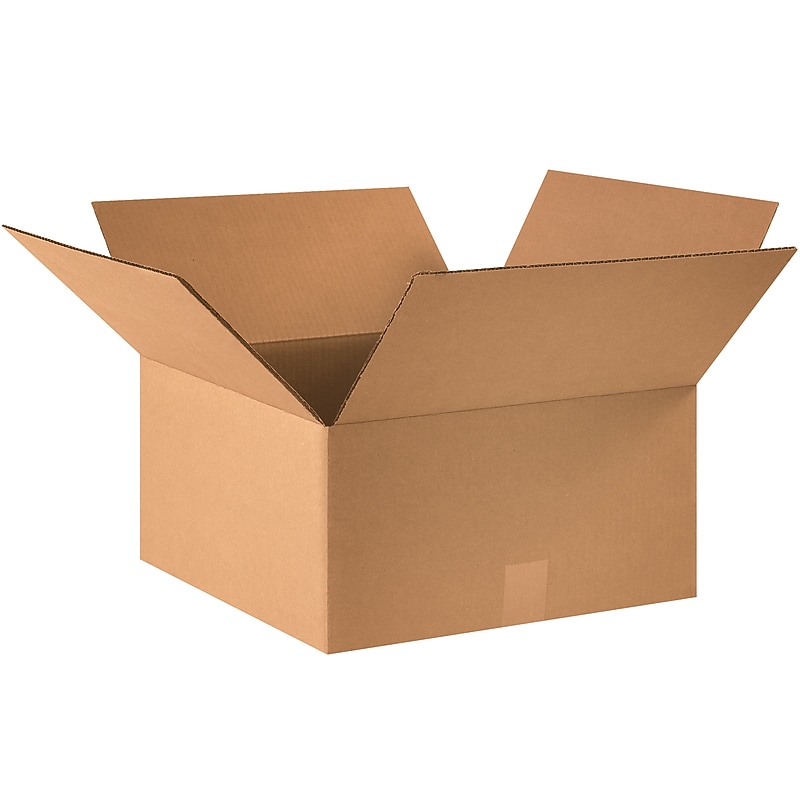 16" x 16" x 8" Shipping Boxes, 32 ECT, 25/Pack (16168) image 1