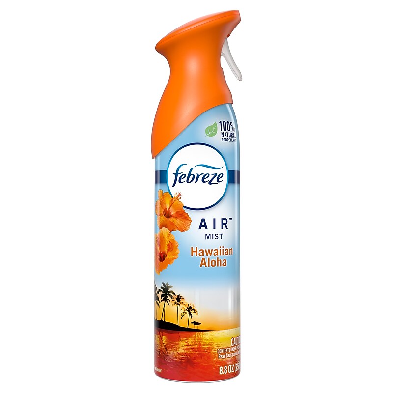 Febreze Odor-Fighting Air Freshener Spray, Hawaiian Aloha Scent, 8.8 oz. (96260) image 1