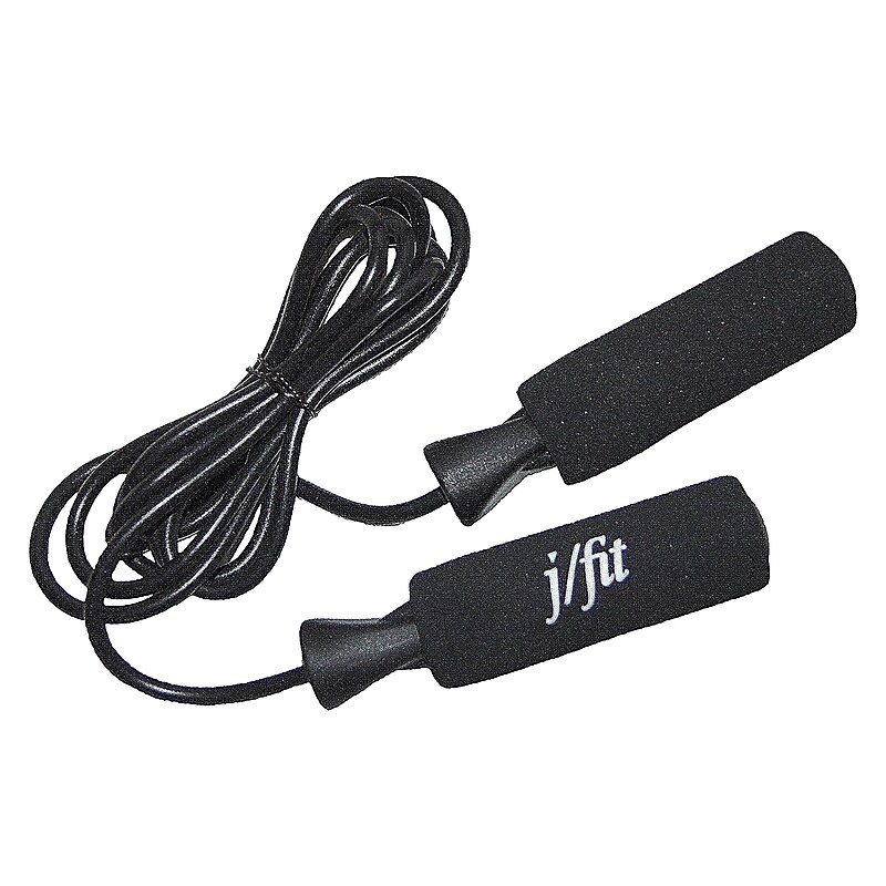 Jfit 9.17' Jump Rope, Black (J-JRBK) image 1