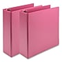 Samsill Earth's Choice 3" 3-Ring View Binders, Pink, 2/Pack (SAMU86876)~#|#~A70AC9D0-1B4B-48A6-900E751A71DC2261_sc7