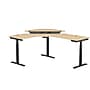 VersaDesk PowerLift 72"W Electric Corner Adjustable Standing Desk, Maple/Black (PLCSD6072-BM-APP)~#|#~A70D4A24-B1D7-4095-97FC5EFC8F3A77DA_sc7