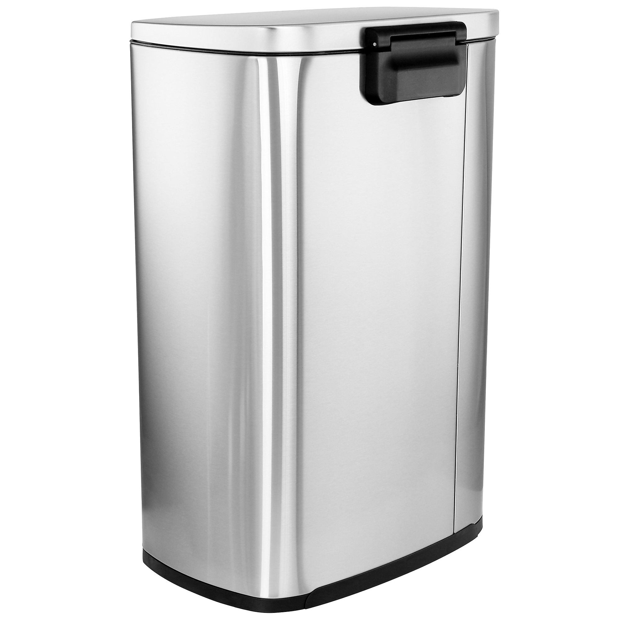 Elama Stainless Steel Indoor Step Trash Can, 13 Gallon, Silver (938121452M) Sansujyuku sansujyuku.com