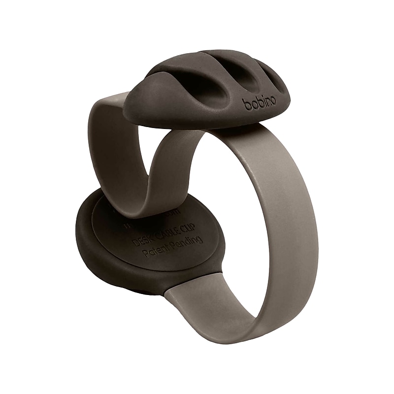 bobino Desk Cable Clip, Charcoal (DECACCL) image 1