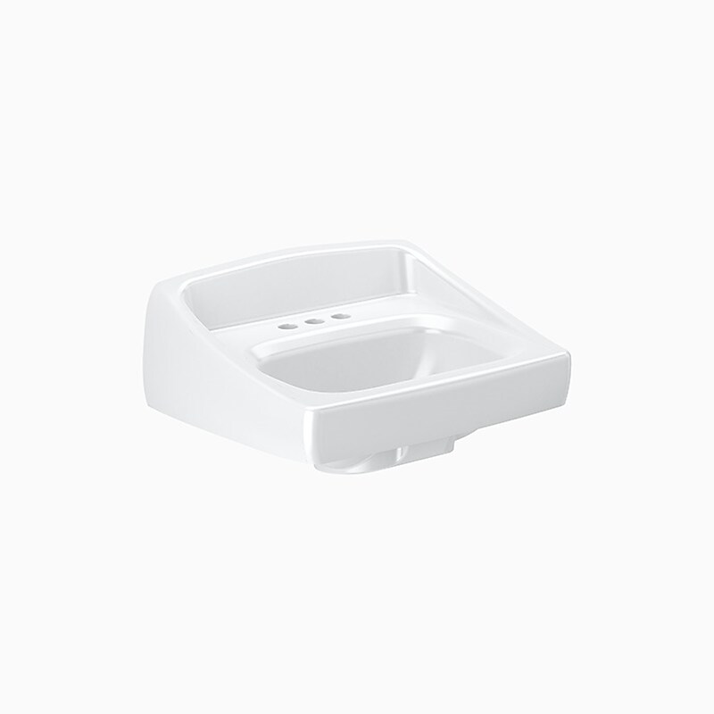 Sloan Single Basin Wall Mount VItreous China Lavatory Sink (3873003) image 1