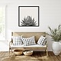 Amanti Art Haze Aloe Succulent by The Creative Bunch Studio Wood Framed Wall Art Print, 33" x 33" (A42675345777)~#|#~A7150C69-FDFA-4A75-AD6866CF9360EE69_sc7