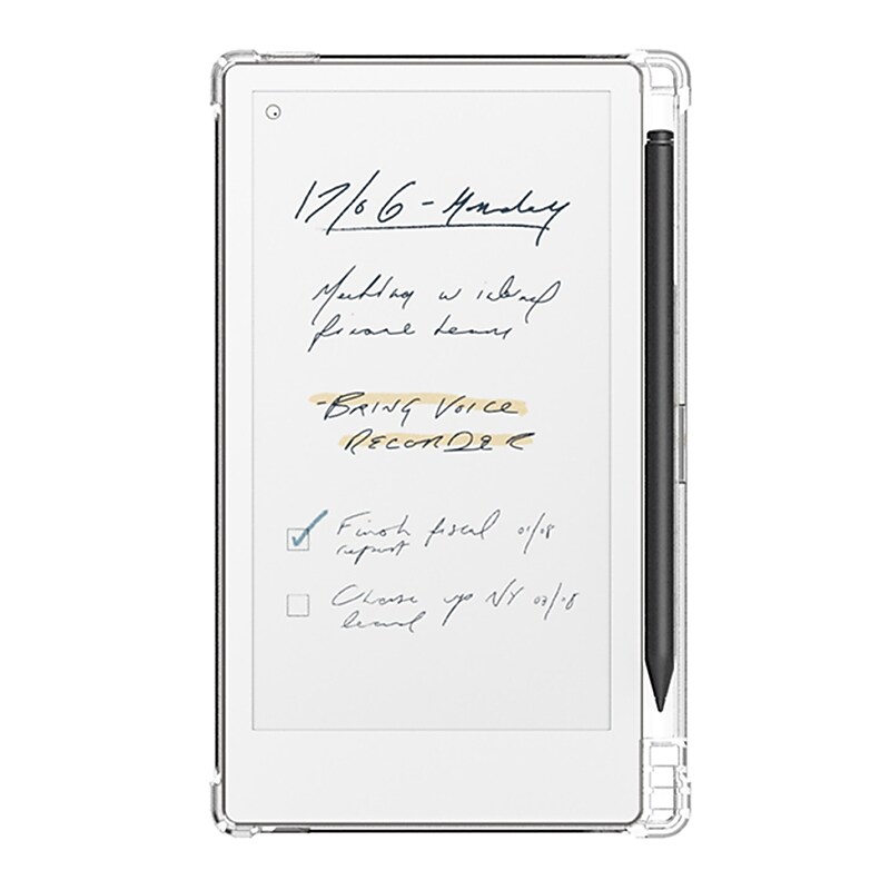 SaharaCase Glacier Series 7.3" Case for reMarkable Paper Pro Move, Clear (TB00512) image 1