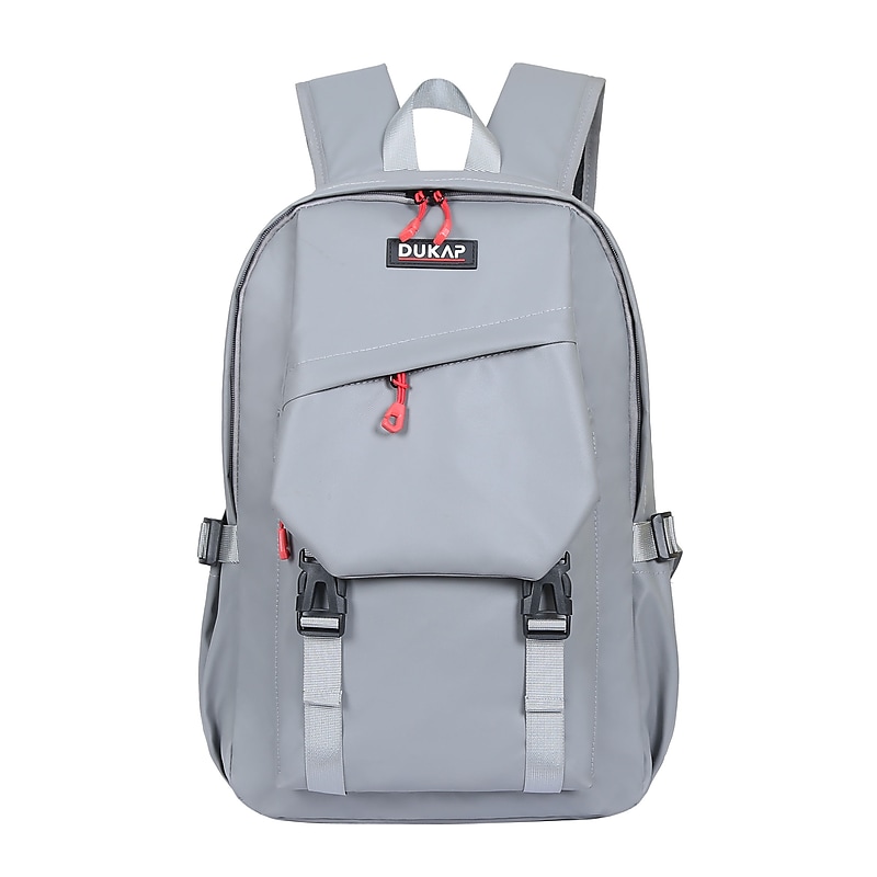 DUKAP DELRAY Laptop Compatible Backpack, Medium, Gray (BDK-DEL-GRE) image 1