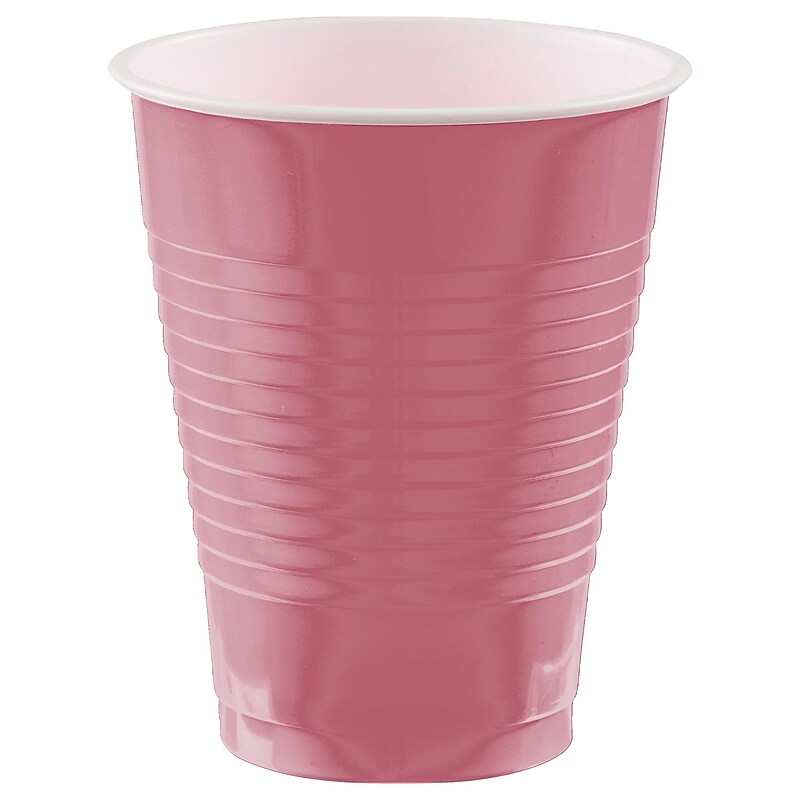 Party City Plastic Cup, 18 oz., Mauve, 50/Pack (AM431754-164-NS) image 1