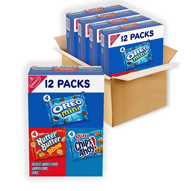 Nabisco Cookies Variety Pack, 1 oz., 48 Packs/Box (NFG02024) image 1