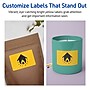 Avery Laser/Inkjet Rectangle Multipurpose Labels, 2" x 4", Bright Yellow, 100/Pack (94207)~#|#~A71EBB36-8F09-4C82-8E2137F51B28AF05_sc7