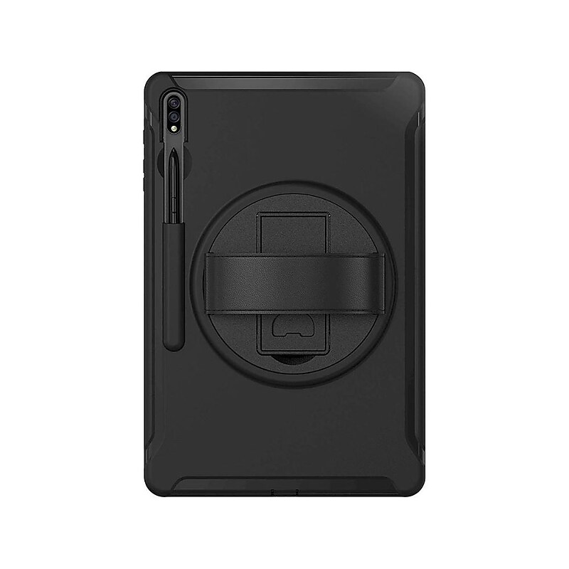 SaharaCase Protection Hand Strap Case for Samsung Galaxy Tab S7 FE and S8 Plus, Black (TB00132) image 1