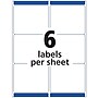 Avery Sure Feed Laser/Inkjet ID Labels, 3-1/3" x 4", White, 150 Labels/Pack (6464)~#|#~A7242A33-ECB6-41D5-95DAE558DC46AE67_sc7