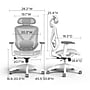 Staples Dexley Ergonomic Mesh Swivel Task Chair, Gray (UN61365)~#|#~A72CA3B6-93EA-418B-BD1E02E678940E4A_sc7