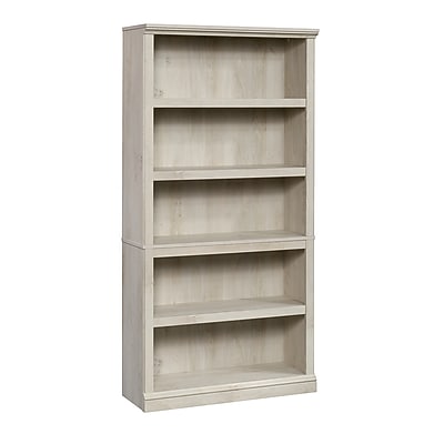 Sauder Select 70"H 5-Shelf Bookcase, Chalked Chestnut (423033)