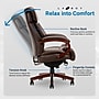 La-Z-Boy Bradley Bonded Leather Executive Chair, Roasted Chestnut (44762)~#|#~A72DFE41-D1E5-4A61-A90B9FAC7BAB571D_sc7
