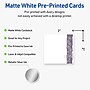 Avery Floral Design Matte Blank Card, White, 120/Pack (S00-F4V)~#|#~A72FD4E2-410A-44BD-87A7136E04CEE802_sc7