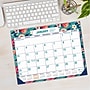 2026-2027 Excello Brands Large Print  22" x 17" Academic Monthly Desk Pad Calendar, Teal Floral (NAY27-2217DP-17)~#|#~A730BE5D-D584-47F0-90537219327E06A3_sc7