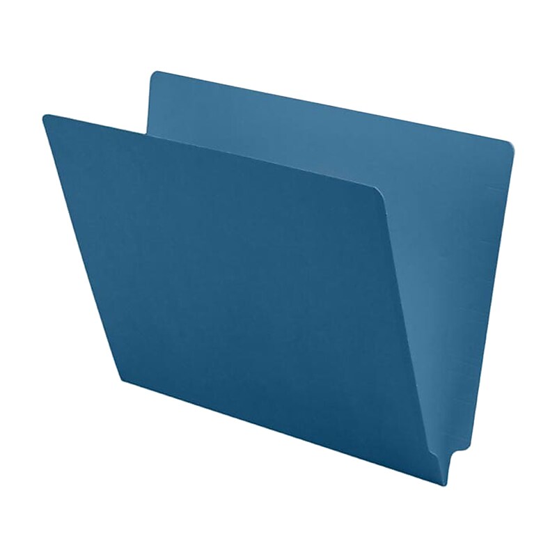 Medical Arts Press End Tab File Folder, Letter-Size, Red, 100/Box (S-09241-BLU) image 1