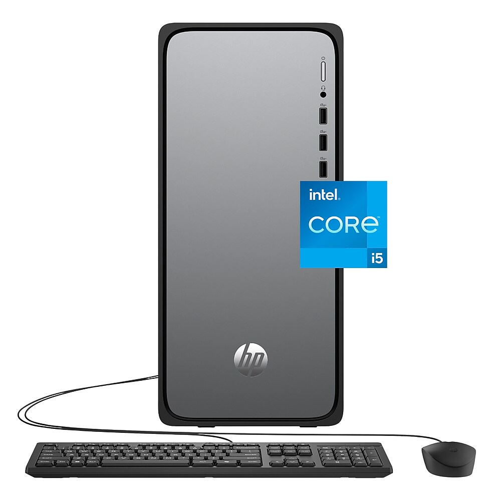 HP Pavilion desktop computer with Intel® Core™ i5 Processor, 16GB RAM, 512GB SSD storage