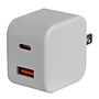 Vivitar USB-A/USB-C Dual Wall Charger, 20W, White (STP7001-WHT-T35-12)~#|#~A749C6D4-9B1E-4FA8-BA5FB9271F38927D_sc7