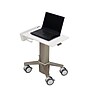 Ergotron CareFit Slim Aluminum Mobile Cart with Dual Wheel Front Casters, White/Warm Gray (C50-1100-0)~#|#~A74C697C-1776-4558-9EB0AE954712252D_sc7